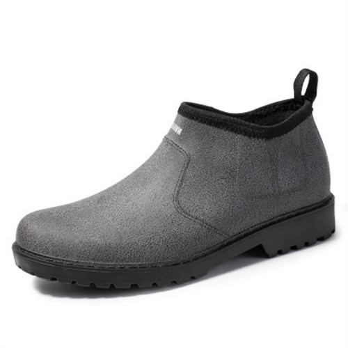 Men's Versatile Short Rain Boots Waterproof Non-Slip Rubber Kitchen work shoes - Picture 5 of 17