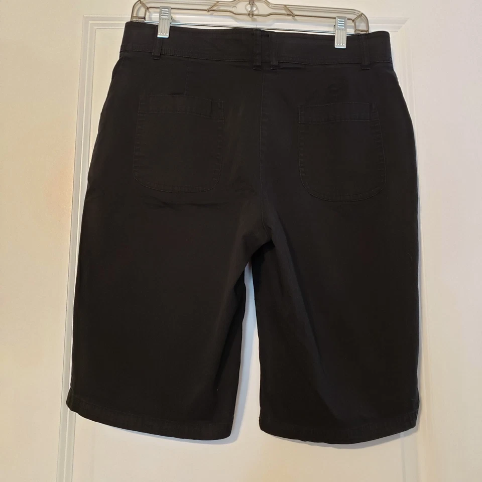 Counterparts Womens Black Shorts With Elastic Waist Size 8 Casual  - Image 3 of 4