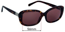 SFx Replacement Sunglass Lenses fits Coach HC8299 - 56mm Wide