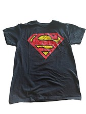 DC Comics Superman T-Shirt Men's Size Medium M Short Sleeve Graphic Black