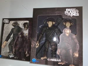 Hiya Toys Rise Of The Planet Of The Apes Caesar And Koba 6â Scale Action Figures 6957534200007
