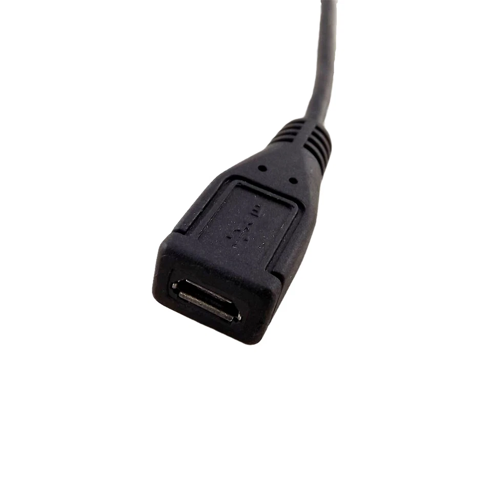 10x USB 2.0 A Male To Micro 5 Pin USB Female Charging Data Converter Cable 25cm - Image 4 of 4