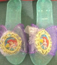 Disney Little Mermaid Ariel Pretend Dress Up Shoes Pre-owned Never Used 7" Long