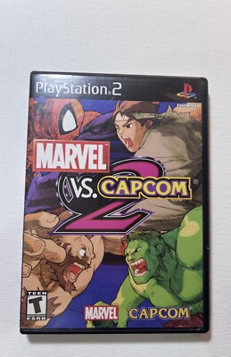 Marvel VS Capcom 2 (Sony PlayStation  2PS2, 2002) CIB Authentic Tested Rare