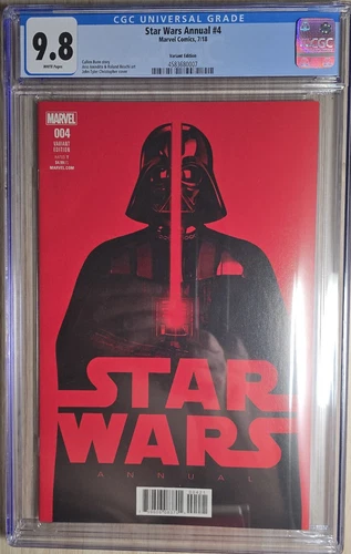 Star Wars Annual #4 (2018) Darth Vader Negative JTC 1:25 RARE CGC Graded 9.8