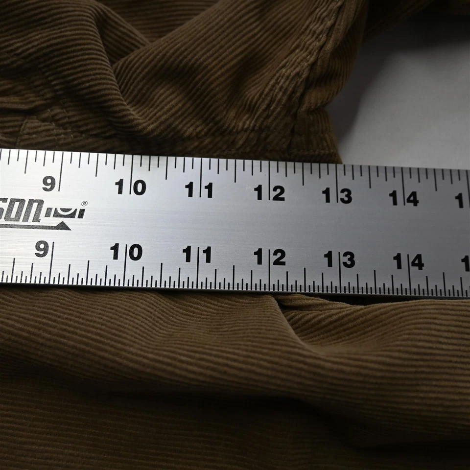 Bob Timberlake 36 x 32 Khaki Corduroy Straight Leg 5 Pocket Mens Pants - Image 3 of 4