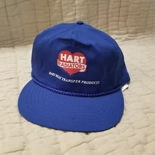 Hart Radiators Trucker Hat Adjustable Otto Cap Blue Texas Vintage 