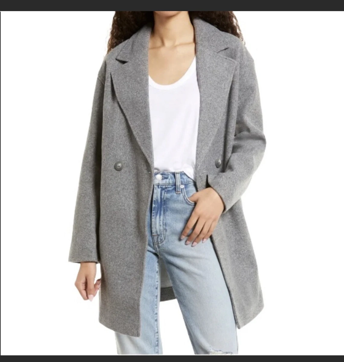 Topshop sales grey coat