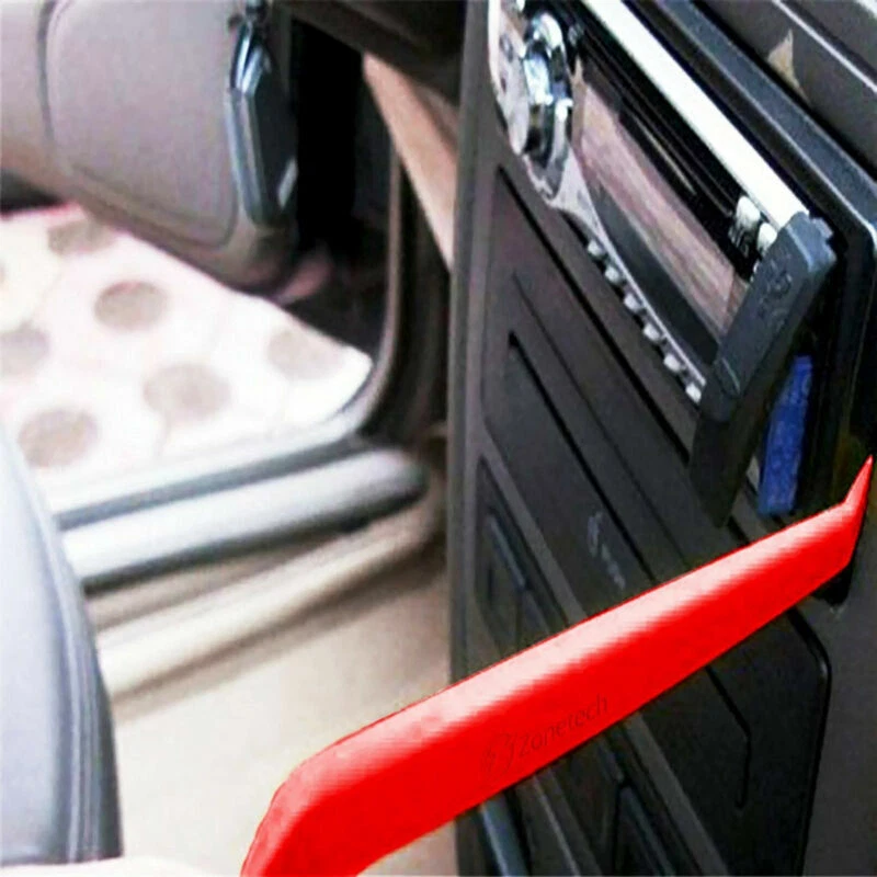 5 peças painel de porta de carro de náilon vermelho de alta resistência painel acabamento remoção kit de ferramentas aberto - Imagem 2 de 4