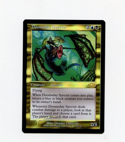 MTG DOOMSDAY SPECTER (Espectro del dia del juicio) RARE SPANISH