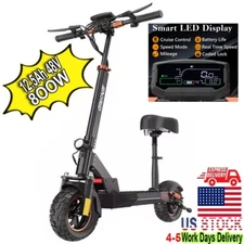 ELECTRIC SCOOTER ADULT LONG RANG FAST SPEED E-SCOOTER URBAN COMMUTE 800W 28 MPH