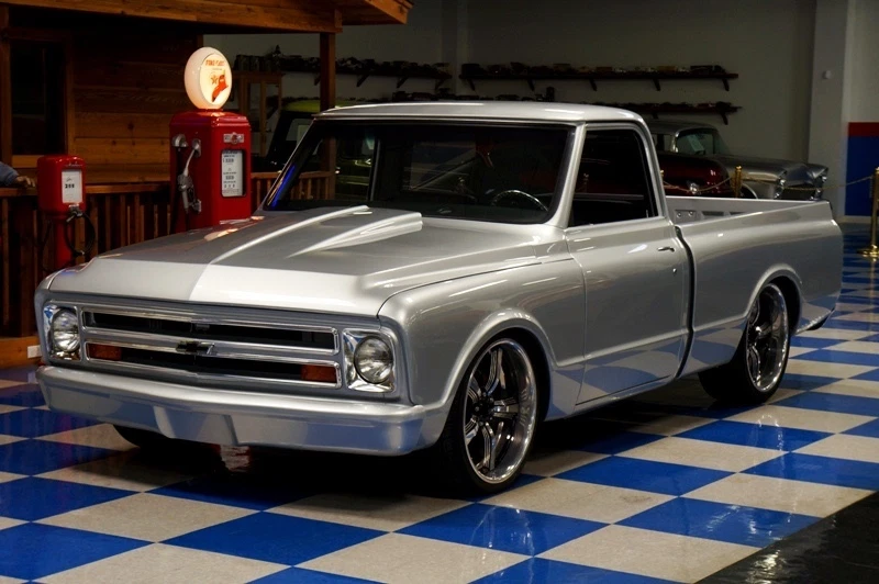 67 72 Chevy conjunto de bandeja de bateria com CA, caminhão GMC 0849-242 - Imagem 2 de 4