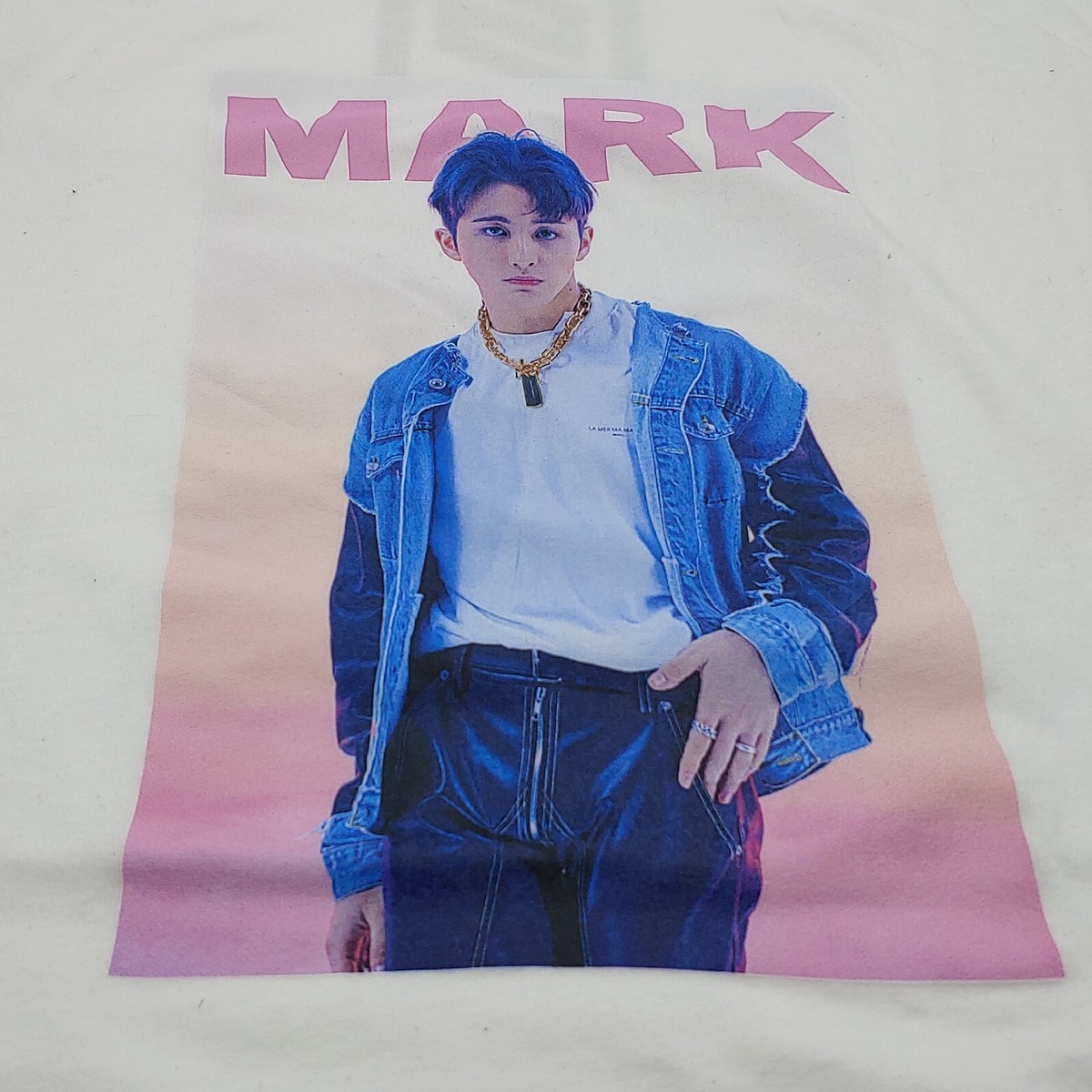Super M MARK K Pop T Shirt 100% Cotton Unisex Adults SizeM, Never