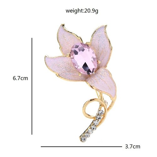 Broches fleur vintage tendance luxe épingles beaux bijoux cadeaux pour femmes hommes - Photo 157/244