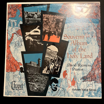 David Riemens Pianist ''Souvenir Album of the Holy land'' vinyl