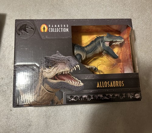Mattel Jurassic Park World Hammond Sammlung ALLOSAURUS Dinosaurier in der Hand
