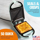 Mini Sandwich Maker 600W Nonstick Grilled Cheese Panini Dual Sided Kitchen New