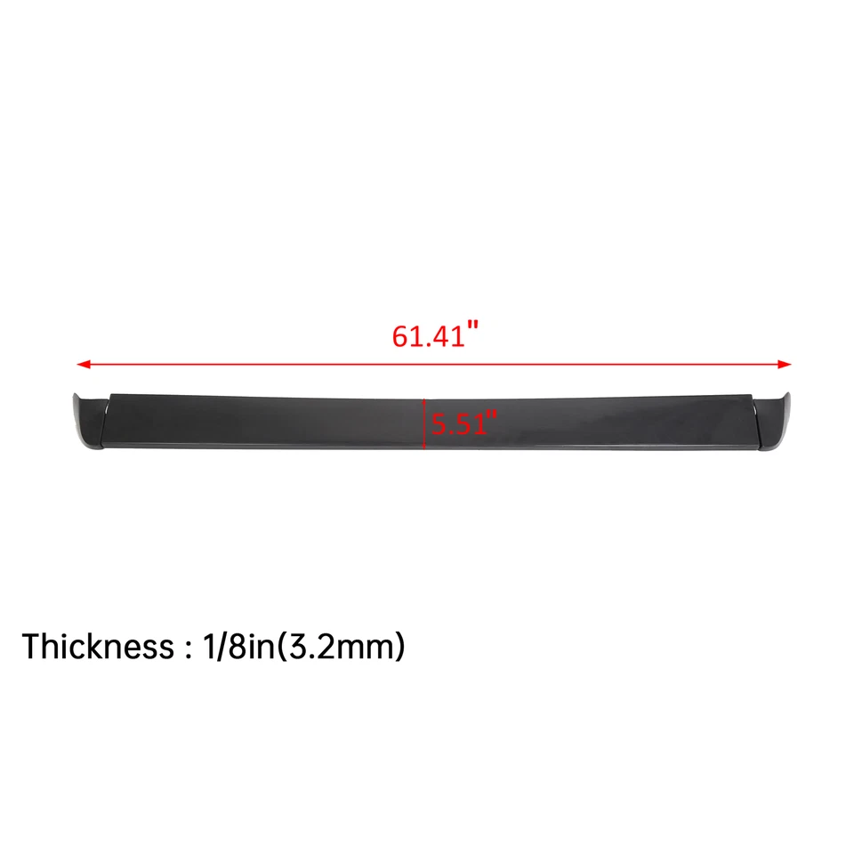 For 99-06 Chevy Silverado Tailgate Rear Spoiler Wing SS Polyurethane Foto 3 de 4