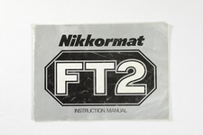 Nikon Nikkormat FT2 Instruction Manual Decent Condition 