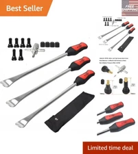 14.5” Tire Changing Tool Kit with Chrome Levers for Motorcycles & Lawn Mowers