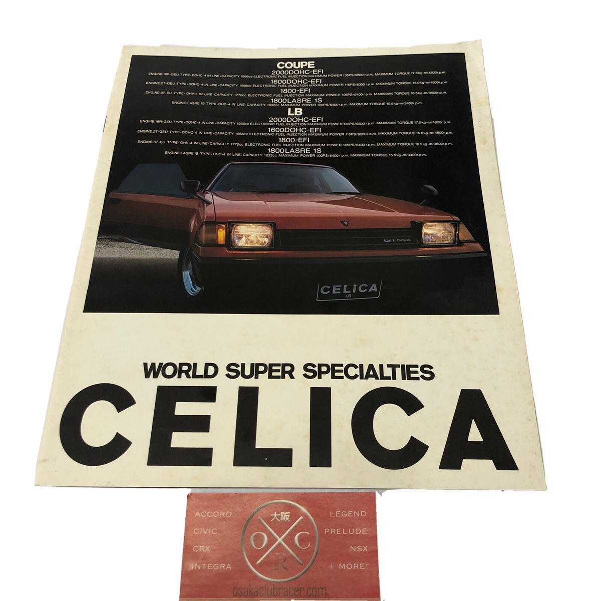 Toyota Celica Brochure Catalog JDM Rare A60 81-85 82 83 84 GT-S GT