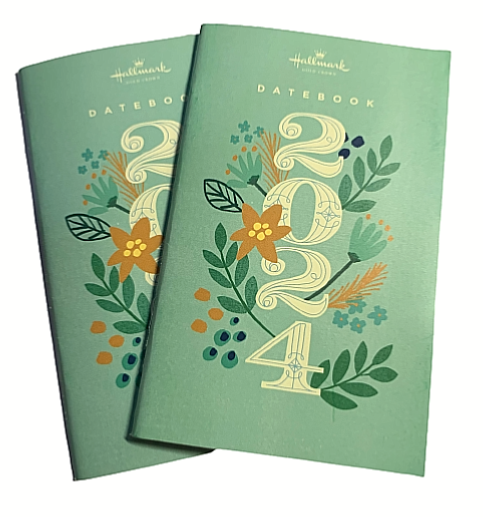 Set of 2 Hallmark 2024 14 Month Datebook Planner Write &amp; Remember ...