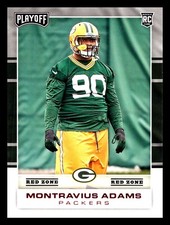 2017 Playoff Red Zone #287 Montravius Adams RC Rookie Green Bay Packers