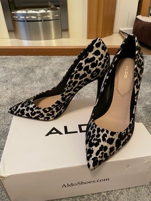 aldo leopard heels