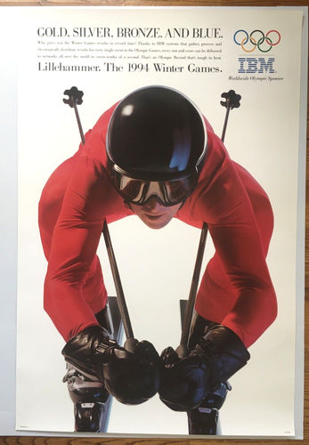 長野オリンピックIBM墨絵ポスター 3種類