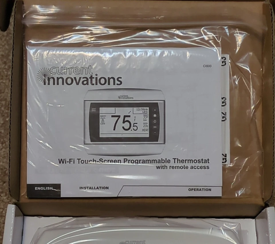 Current Innovations Wifi Thermostat CI800. 7 Day Programmable Communicating - Image 4 of 4