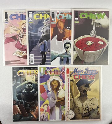 Chew Image Comics Mixed Lot of 6 Issues #3, 4, 9, 10, 14, 20, 23 Tony Chu Indie