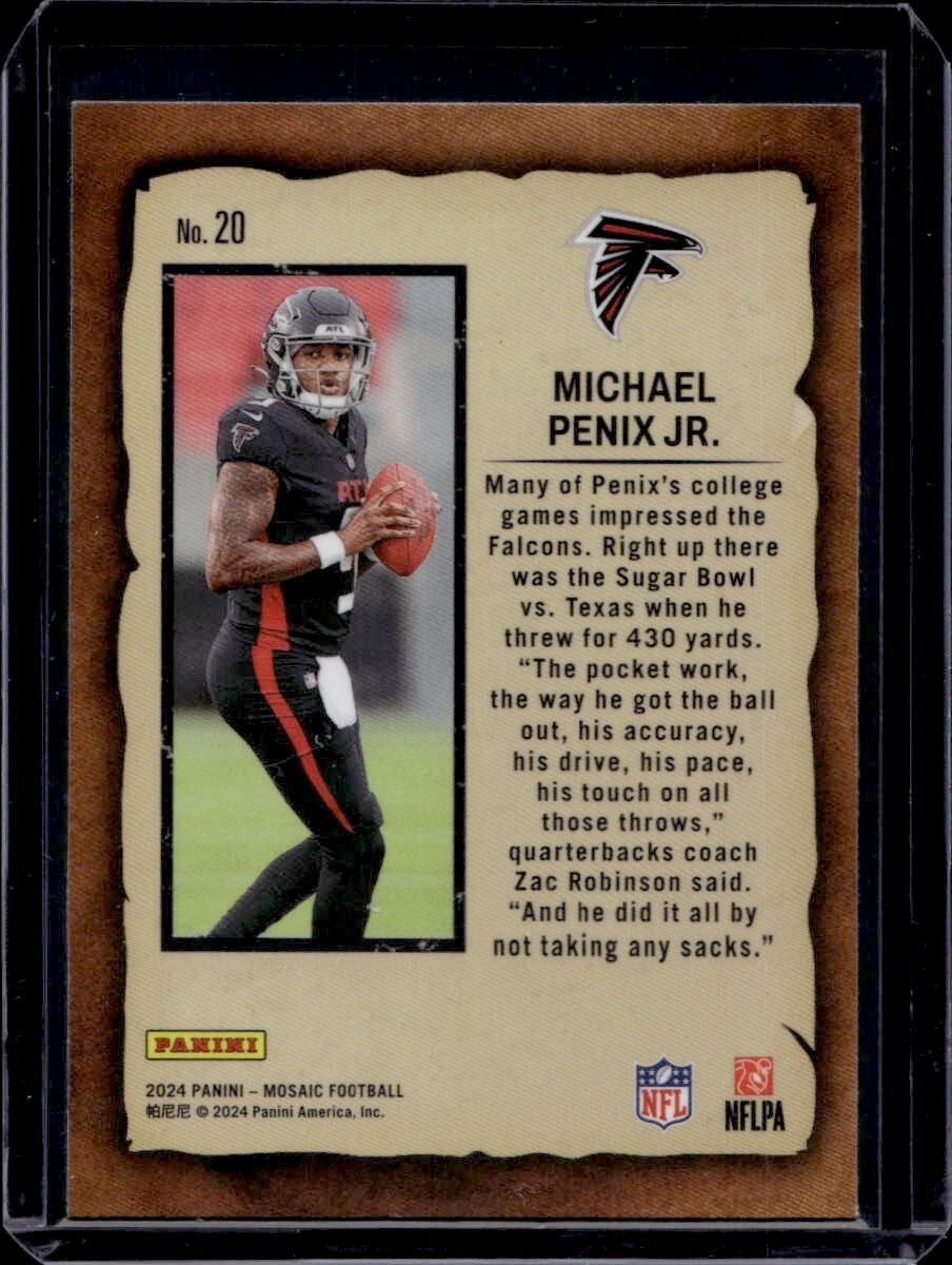 2024 Panini Mosaic - Notoriety #20 Michael Penix Jr. (RC) | eBay