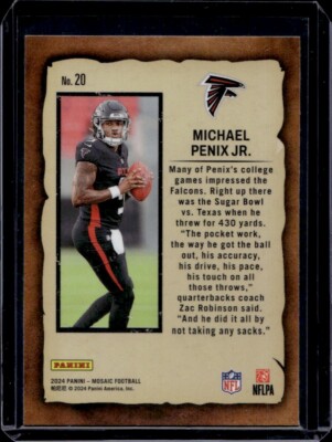 2024 Panini Mosaic - Notoriety #20 Michael Penix Jr. (RC) | eBay