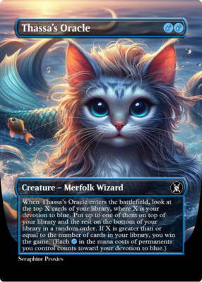 Thassa's Oracle - High Quality Altered Art Custom Cards