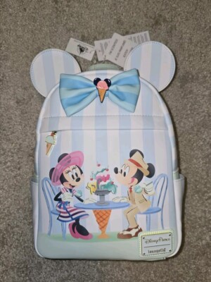 NEW 2024 Disney Beach Club Resort Mickey Minnie SCENTED Mini Loungefly Backpack