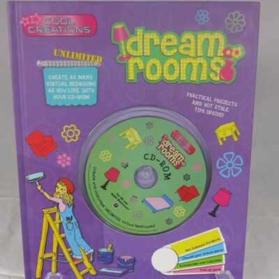 Cool Creations CD Rom Activity Books Ser.: Dream Rooms (2008, Hardcover)