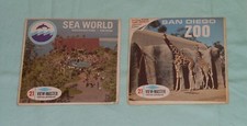 vintage SAN DIEGO ZOO  SEA WORLD California VIEW-MASTER REELS LOT packet