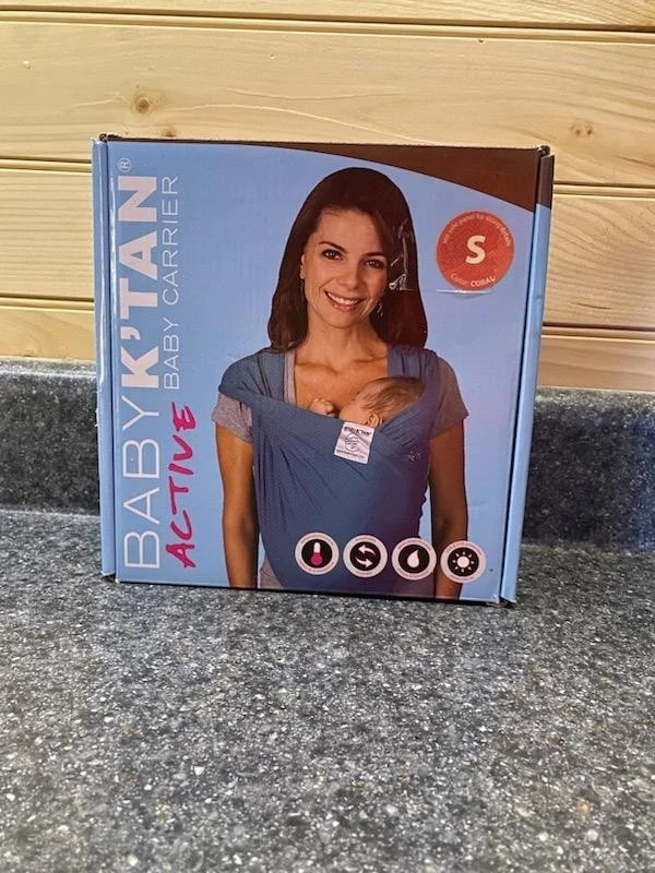 Baby K’TAN Carrier Size Small Misty Blue New In Box