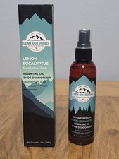 Lumi Outdoors 4oz Lemon Eucalyptus Essential Oil Natural Shoe Deodorizer Spray