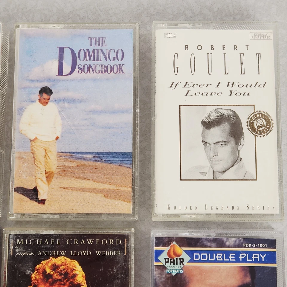 Jazz Crooner Cassette Tape Lot 10 Sinatra Mathis Domingo Goulet Como Tom Jones - Image 4 of 4