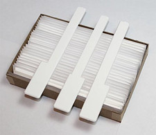 Piano Keytops - Piano Key Replacement - White Gloss Short Head Complete Set