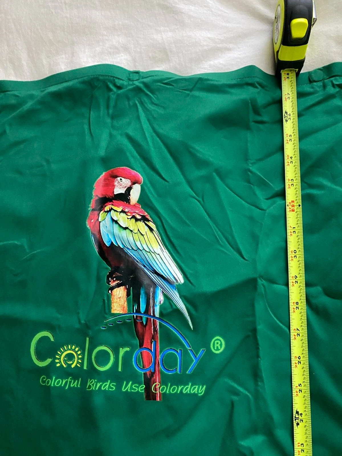magnetic Green Bird Cage Cover 40 inches by 100 inches