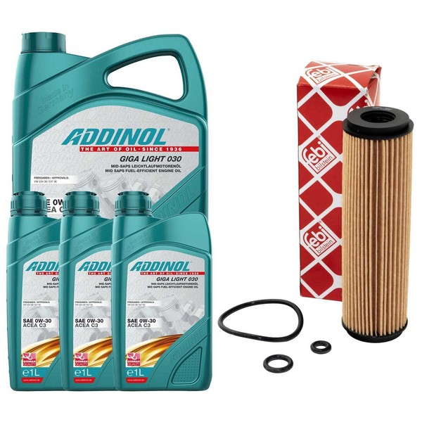 MotoröL Set 0W-30 Giga Light 030 8 Liter + ÖLfilter FüR Mercedes Sprinter 316-image