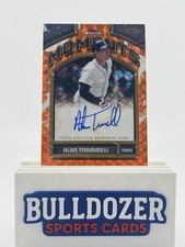 2026 Finest Moments Alan Trammell Orange Geometric Autograph /25