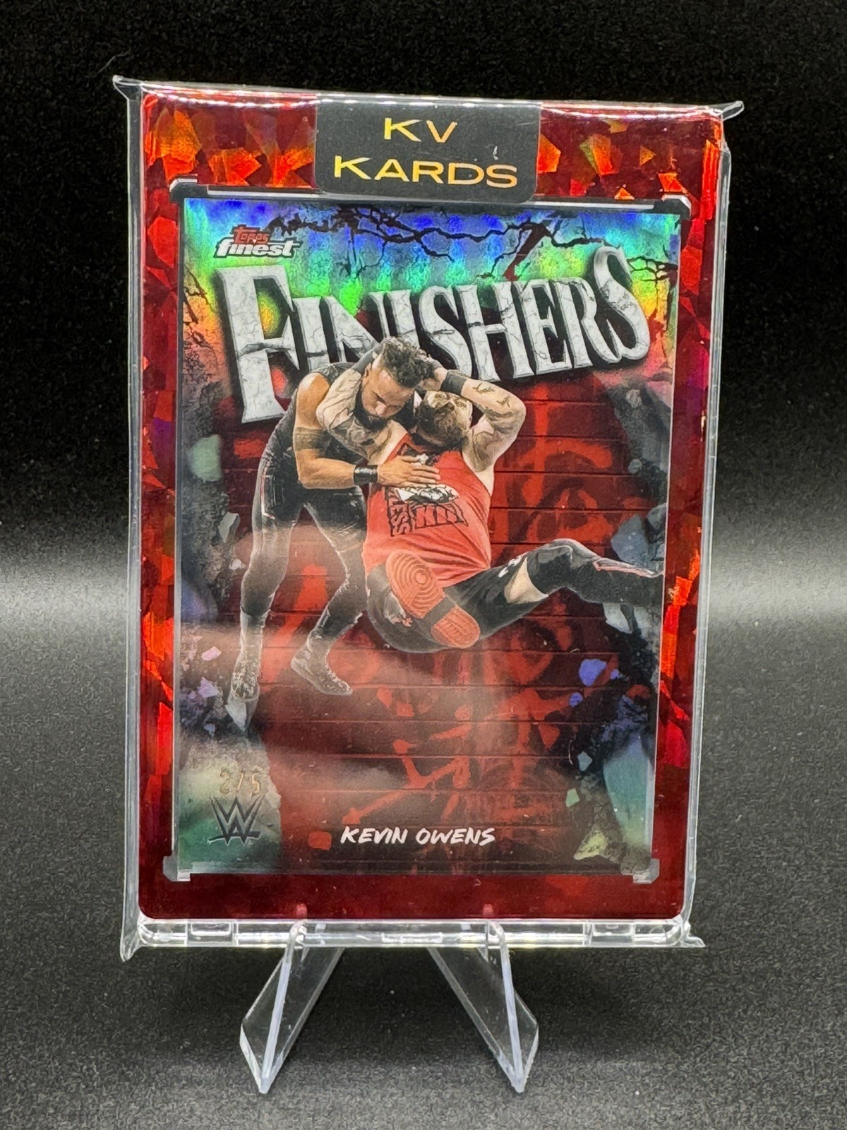 2025 Topps Finest Wwe - Finishers Kevin Owens Numbered 2/5