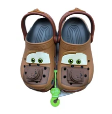 Crocs Kids Size J1 Disney & Pixar's Cars Mater Classic Clog NWT