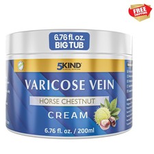 Varicose Veins Treatment for Legs 6.76 Fl Oz - Horse Chestnut Cream for Varic...