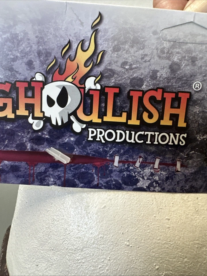 Ghoulish Productions Creepy Ticci Latex Face Mask Horror Halloween Cosplay - Image 4 of 4