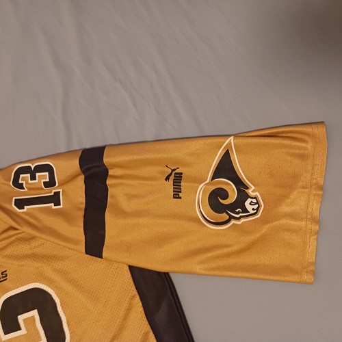 Vintage Puma St. Louis Rams Kurt Warner FOOTBALL Jersey Men's XL SUPER BOWL NFL - Picture 6 of 9