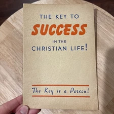 The Key To Success In The Christian Life By William W. Orr PB. 